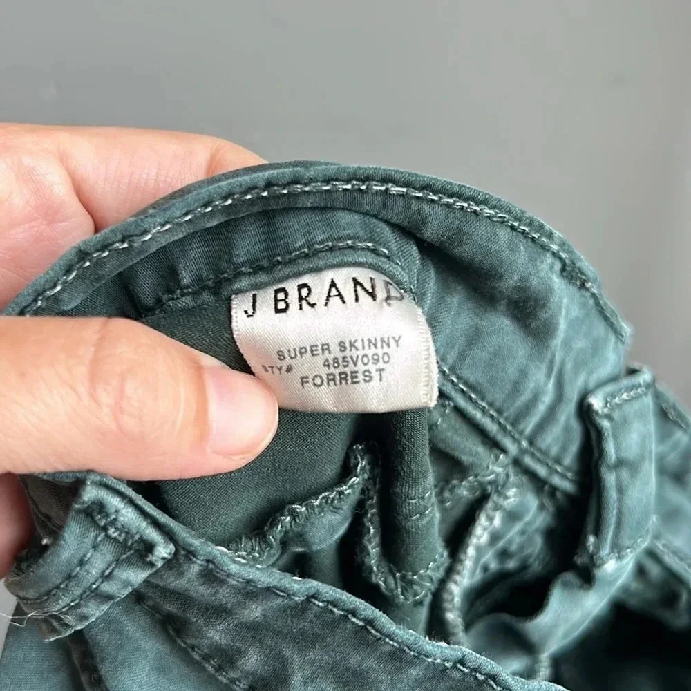 J Brand Super Skinny Forrest Size 25 | J Brand Pants | J Brand Forrest Green